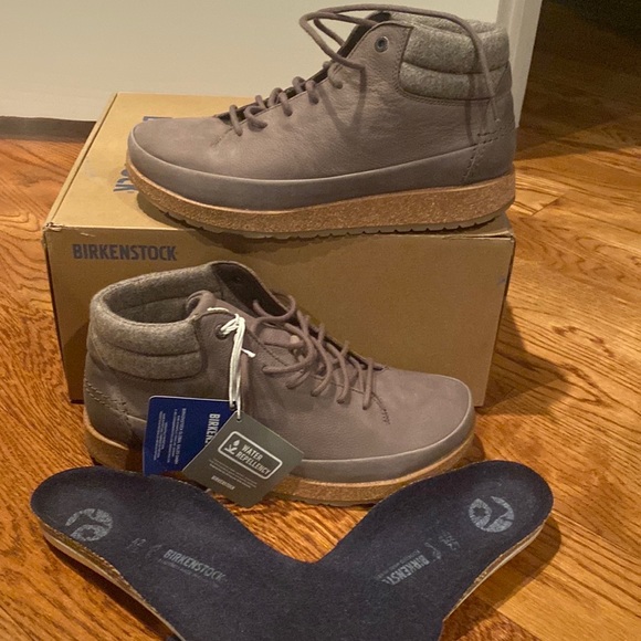 Birkenstock Honnef high gray taupe mens - Picture 1 of 7